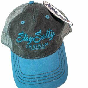 ADAMS Stay Salty Baseball Hat New One Size Fits All Unisex‎ Teal